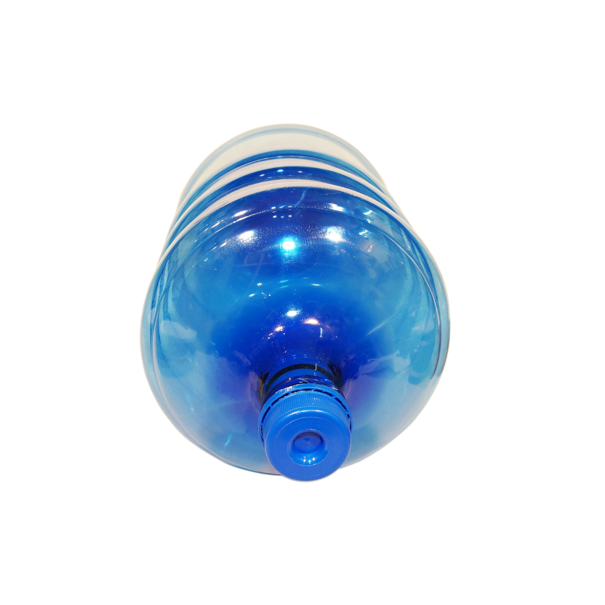 Shivam Transparent Plastic Water Dispenser Bottle - 20L Blue, 20 Liter